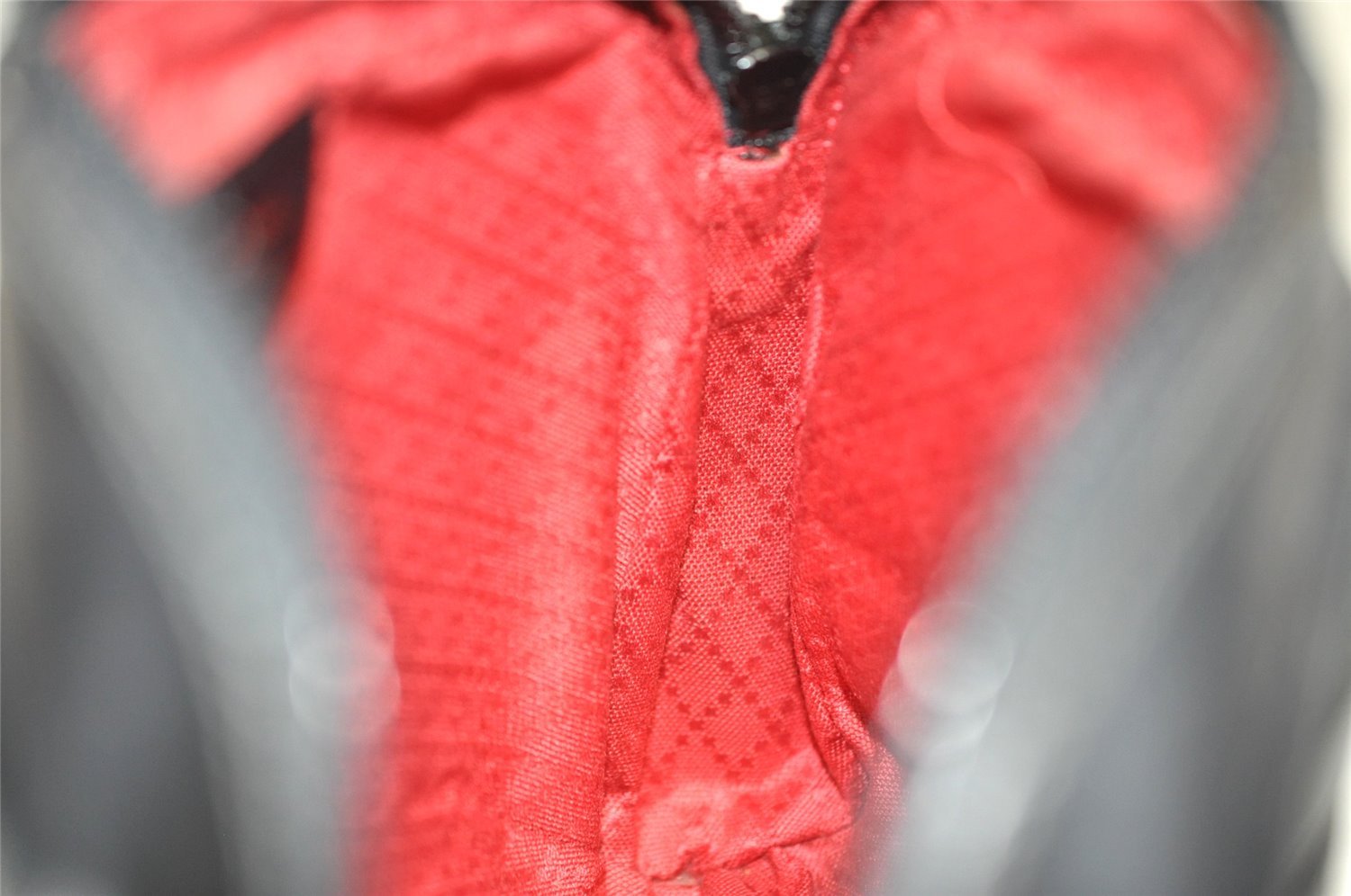 Authentic GUCCI Web Sherry Line Shoulder Cross Bag GG Canvas Leather Black 8560I