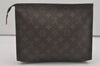 Auth Louis Vuitton Monogram Poche Toilette 26 Cosmetics Pouch Old Model LV 8561I