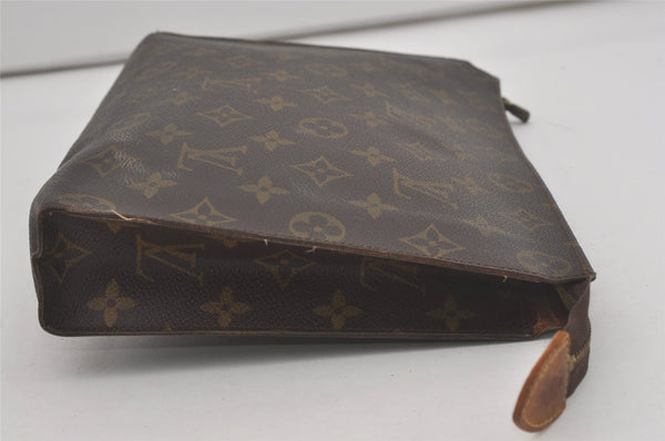 Auth Louis Vuitton Monogram Poche Toilette 26 Cosmetics Pouch Old Model LV 8561I