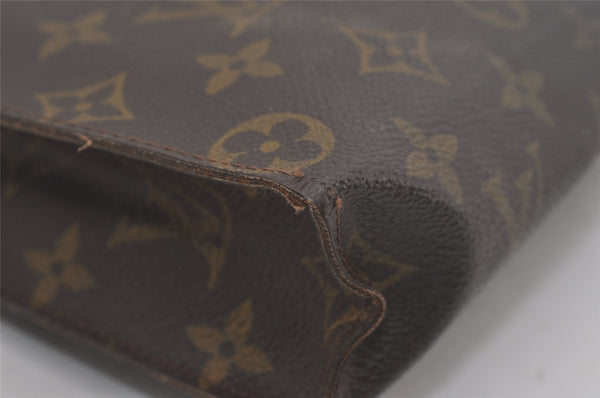 Auth Louis Vuitton Monogram Poche Toilette 26 Cosmetics Pouch Old Model LV 8561I