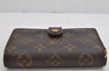 Auth Louis Vuitton Monogram Porte Monnaie Billets Viennois M61663 Wallet 8561J