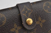 Auth Louis Vuitton Monogram Porte Monnaie Billets Viennois M61663 Wallet 8561J