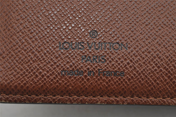 Auth Louis Vuitton Monogram Porte Monnaie Billets Viennois M61663 Wallet 8561J