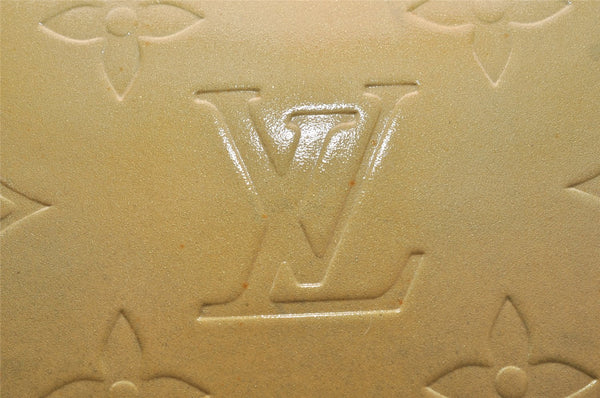 Authentic Louis Vuitton Vernis Murray Backpack Yellow M91038 LV 8562I