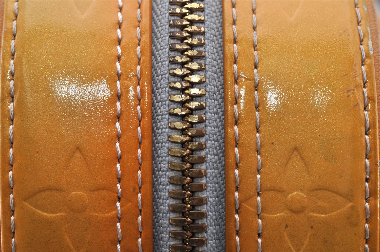 Authentic Louis Vuitton Vernis Murray Backpack Yellow M91038 LV 8562I