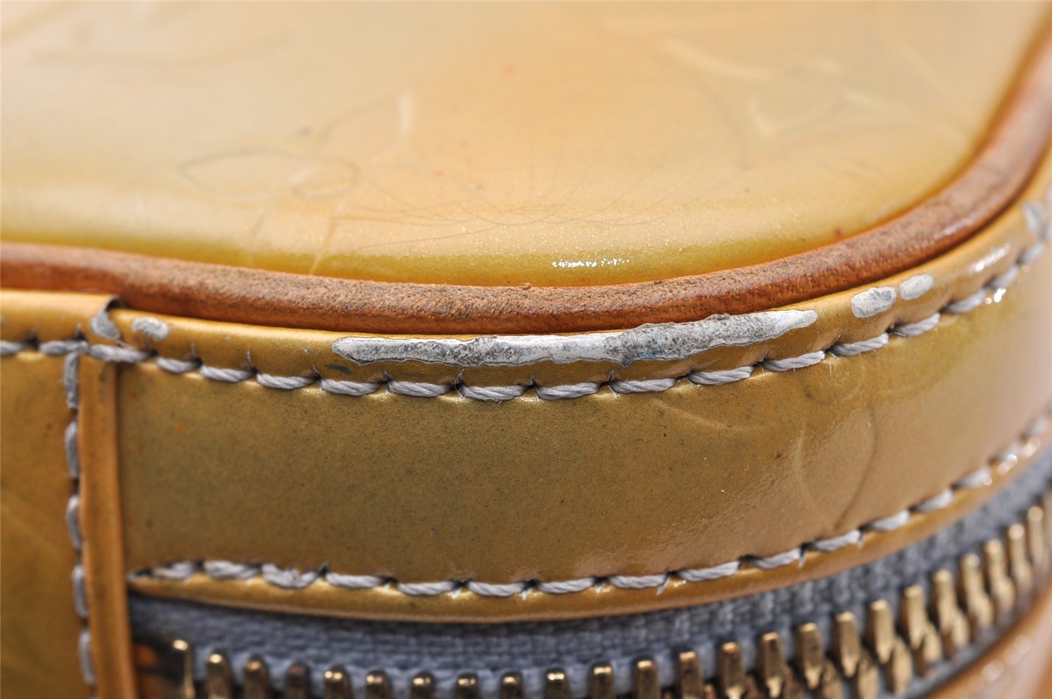 Authentic Louis Vuitton Vernis Murray Backpack Yellow M91038 LV 8562I