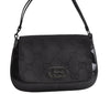 Authentic GUCCI Jumbo GG Shoulder Hand Bag Canvas Enamel 0013823 Black 8563I
