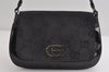 Authentic GUCCI Jumbo GG Shoulder Hand Bag Canvas Enamel 0013823 Black 8563I