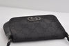 Authentic GUCCI Jumbo GG Shoulder Hand Bag Canvas Enamel 0013823 Black 8563I