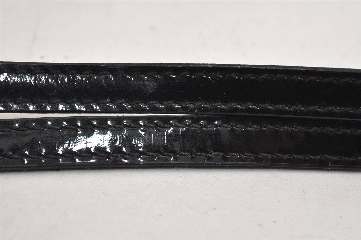 Authentic GUCCI Jumbo GG Shoulder Hand Bag Canvas Enamel 0013823 Black 8563I