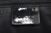 Authentic GUCCI Jumbo GG Shoulder Hand Bag Canvas Enamel 0013823 Black 8563I
