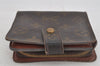 Authentic Louis Vuitton Monogram Compact Zip Bifold Wallet Purse M61667 LV 8563J