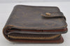 Authentic Louis Vuitton Monogram Compact Zip Bifold Wallet Purse M61667 LV 8563J