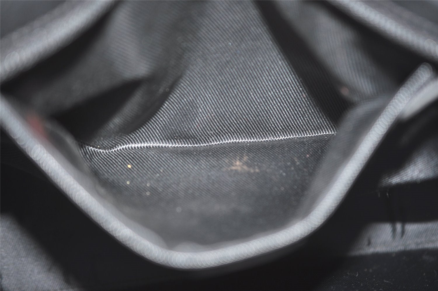 Authentic GUCCI Shoulder Tote Bag GG Canvas Leather 33890 Black Brown 8564I