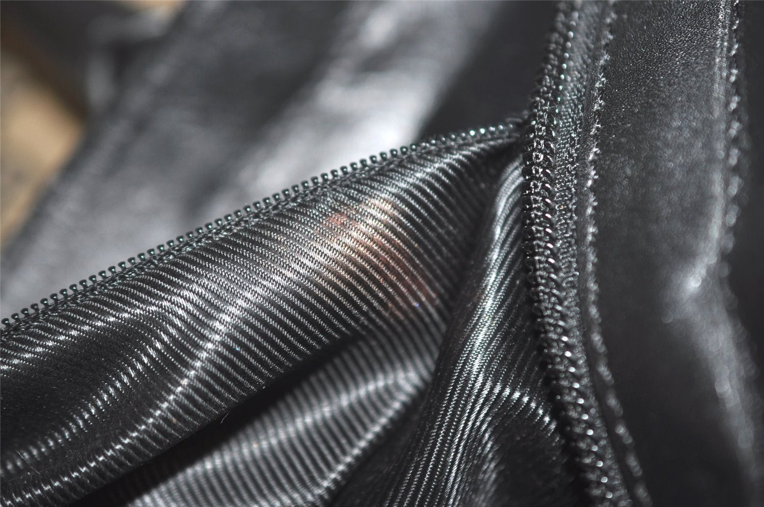 Authentic GUCCI Shoulder Tote Bag GG Canvas Leather 33890 Black Brown 8564I