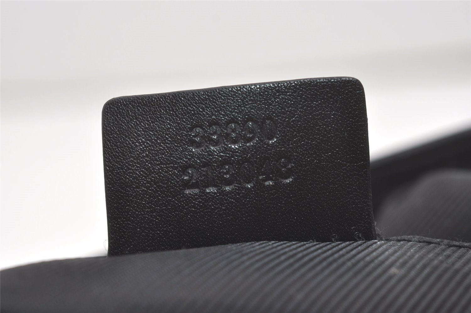 Authentic GUCCI Shoulder Tote Bag GG Canvas Leather 33890 Black Brown 8564I