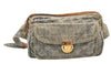 Authentic Louis Vuitton Monogram Denim Waist Bum Bag Blue M95347 LV 8564M