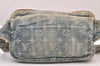Authentic Louis Vuitton Monogram Denim Waist Bum Bag Blue M95347 LV 8564M
