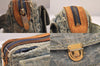Authentic Louis Vuitton Monogram Denim Waist Bum Bag Blue M95347 LV 8564M