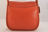Authentic OLD COACH Vintage Shoulder Cross Bag Purse Leather 9034 Orange 8565M