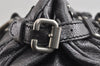 Authentic Chloe Vintage Paddington Leather Shoulder Hand Bag Metallic Gray 8568I