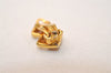 Authentic NINA RICCI Vintage Clip-on Logo Motif Earrings Accessory Gold 8568J