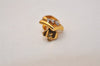 Authentic NINA RICCI Vintage Clip-on Logo Motif Earrings Accessory Gold 8568J