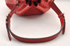 Authentic Louis Vuitton Epi Noe Shoulder Drawstring Bag Red M44007 LV 8571I