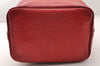 Authentic Louis Vuitton Epi Noe Shoulder Drawstring Bag Red M44007 LV 8571I