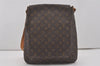 Authentic Louis Vuitton Monogram Musette Shoulder Cross Body Bag M51256 LV 8572I