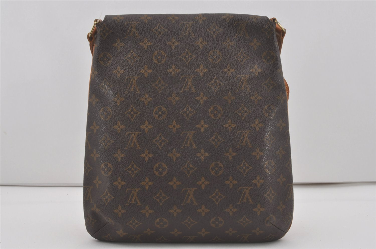 Authentic Louis Vuitton Monogram Musette Shoulder Cross Body Bag M51256 LV 8572I