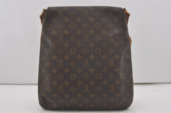 Authentic Louis Vuitton Monogram Musette Shoulder Cross Body Bag M51256 LV 8572I