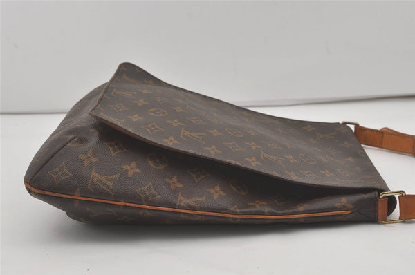 Authentic Louis Vuitton Monogram Musette Shoulder Cross Body Bag M51256 LV 8572I