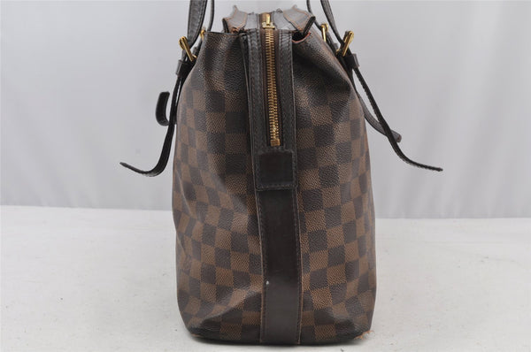 Authentic Louis Vuitton Damier Chelsea Shoulder Tote Bag N51119 LV 8573I