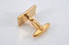 Authentic NINA RICCI Vintage Gold Tone Logo Cuffs 8573J