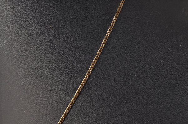 Authentic NINA RICCI Vintage Gold Tone Chain Pendant Necklace 8574J