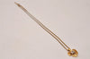 Authentic NINA RICCI Vintage Gold Tone Chain Pendant Necklace 8574J