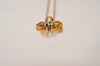 Authentic NINA RICCI Vintage Gold Tone Chain Pendant Necklace 8574J