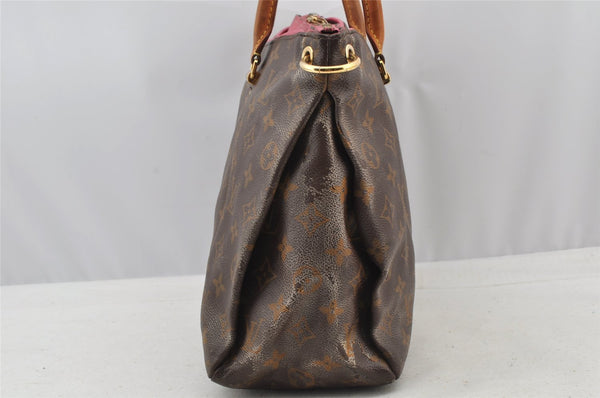 Authentic Louis Vuitton Monogram Pallas 2Way Shoulder Hand Bag M50067 Pink 8576I