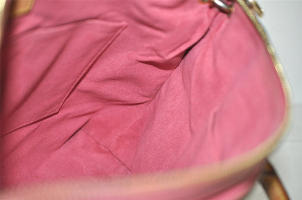Authentic Louis Vuitton Monogram Pallas 2Way Shoulder Hand Bag M50067 Pink 8576I