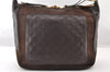 Auth Louis Vuitton Monogram Empreinte Audacieuse MM Shoulder Bag Brown LV 8577I