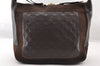 Auth Louis Vuitton Monogram Empreinte Audacieuse MM Shoulder Bag Brown LV 8577I