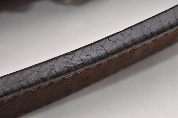 Auth Louis Vuitton Monogram Empreinte Audacieuse MM Shoulder Bag Brown LV 8577I