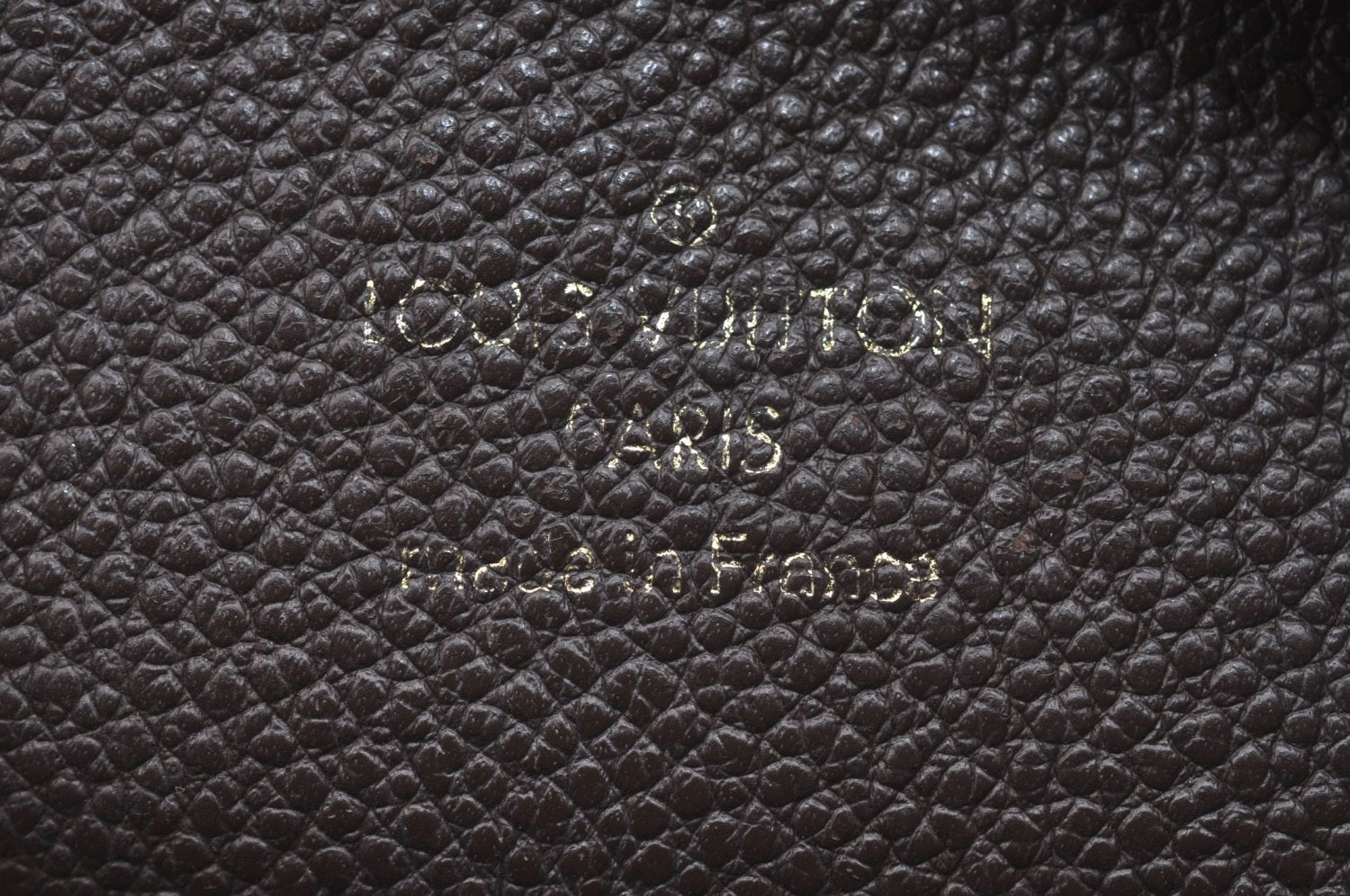 Auth Louis Vuitton Monogram Empreinte Audacieuse MM Shoulder Bag Brown LV 8577I