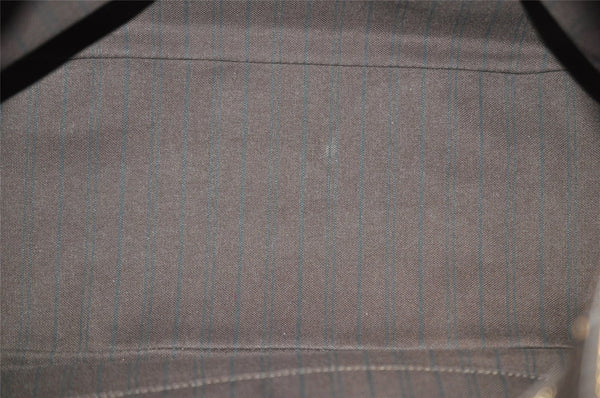 Auth Louis Vuitton Monogram Empreinte Audacieuse MM Shoulder Bag Brown LV 8577I