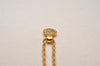 Authentic NINA RICCI Vintage Gold Tone Rhinestone Chain Pendant Necklace  8577J