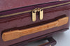 Authentic Louis Vuitton Monogram Vernis Pegase 45 Suitcase M91419 Purple 8578I