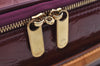 Authentic Louis Vuitton Monogram Vernis Pegase 45 Suitcase M91419 Purple 8578I