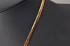 Authentic NINA RICCI Vintage Gold Tone Rhinestone Choker Necklace 8578J