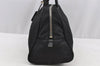 Authentic PRADA Nylon Tessuto Leather Shoulder Hand Bag BR0430 Black 8579I